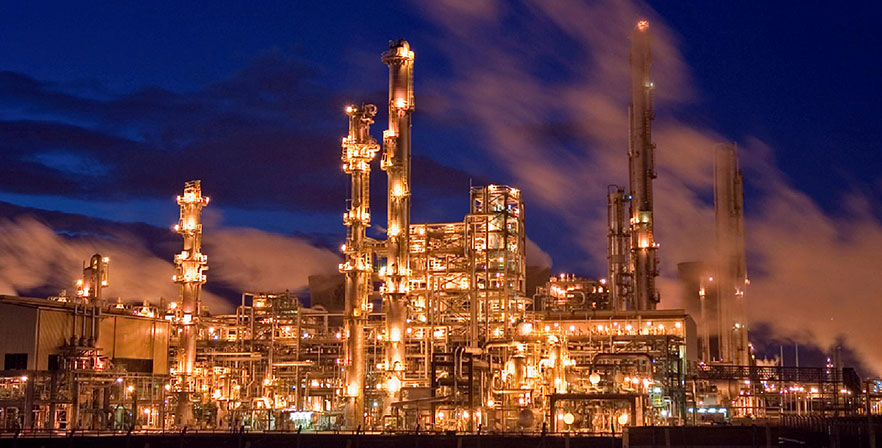 Refinery at Night