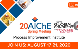 2020 Virtual AIChE Spring Meeting/GCPS | Process Improvement Institute